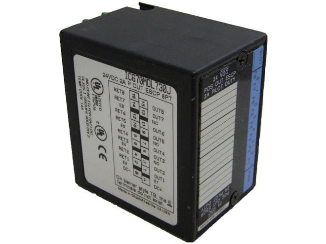 Remanufactured GE-Emerson IC670MDL730 Field Control Discrete Output Module