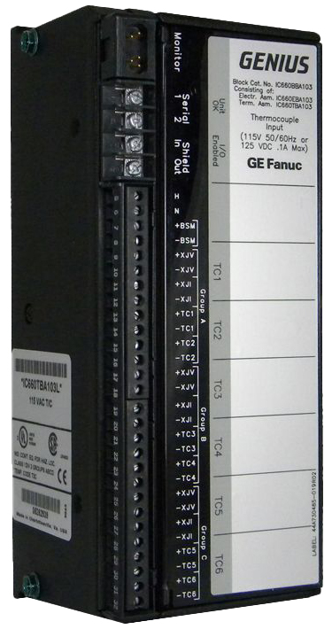 GE-Emerson IC660BBA021 Genius RTD Input I/O Block | I/O Modules